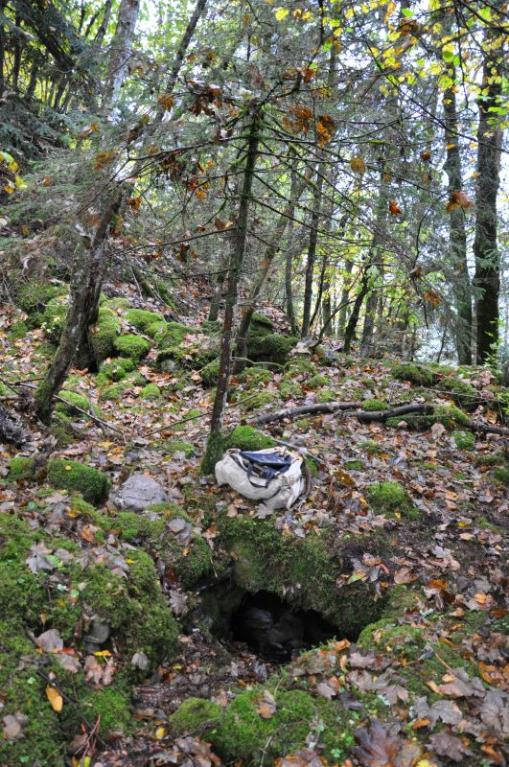 Moulin à farine du Repet aval actuellement vestiges