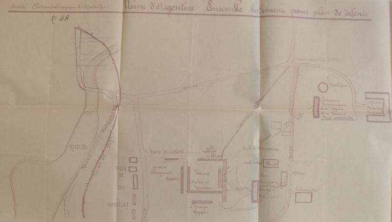 Usine électrométallurgique et centrale hydroélectrique de Gemilly dite centrale d'Argentine 1