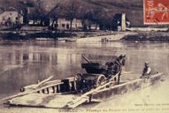 Bac, puis bac à traille du Port de Groslée (vestiges)