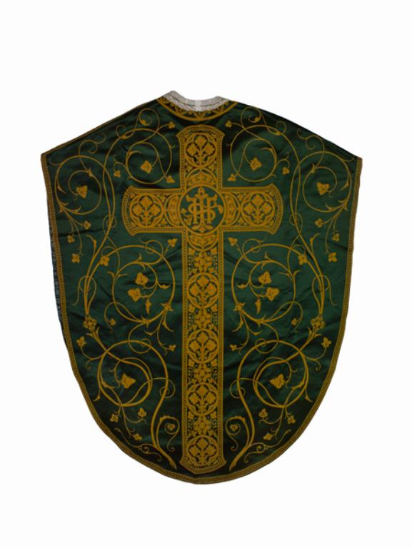 chasuble, bourse de corporal : ornement vert