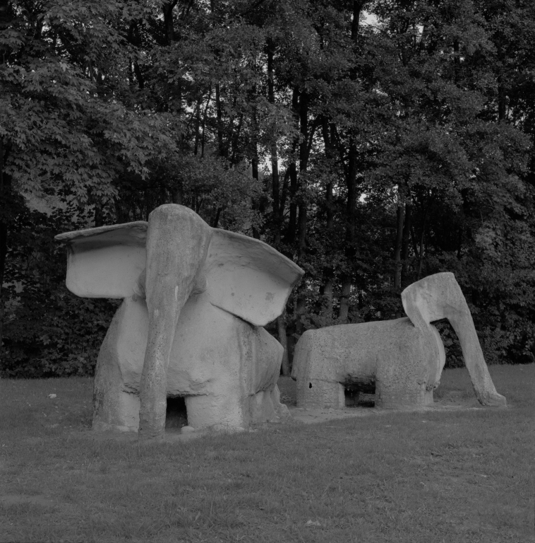 Ensemble des sculptures contemporaines de Sail-sous-Couzan