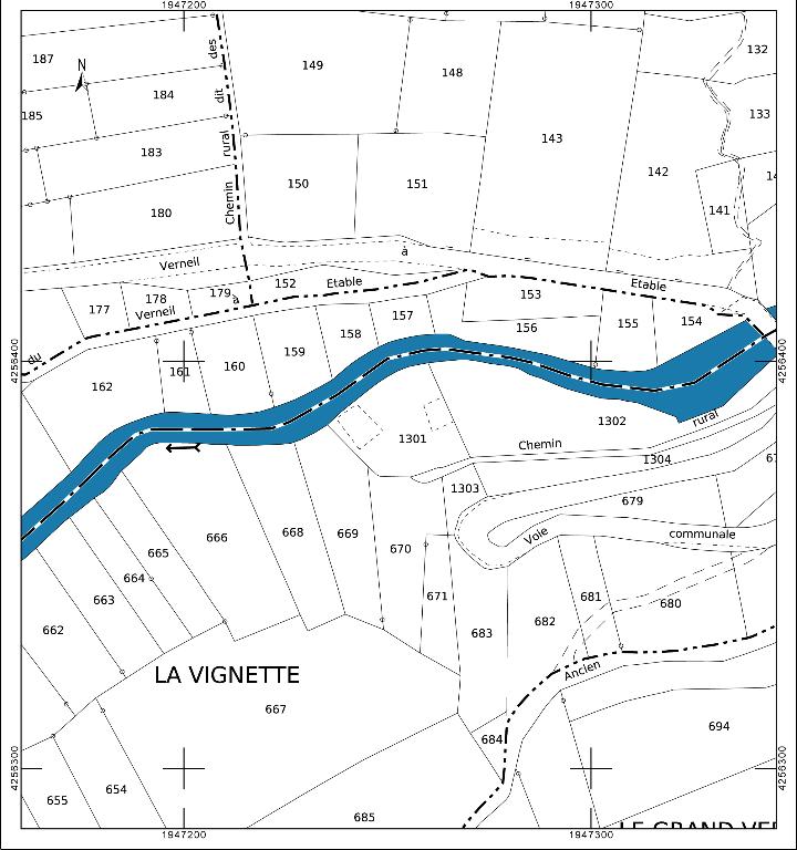 Scierie Settime puis forge Mugnier actuellement vestiges