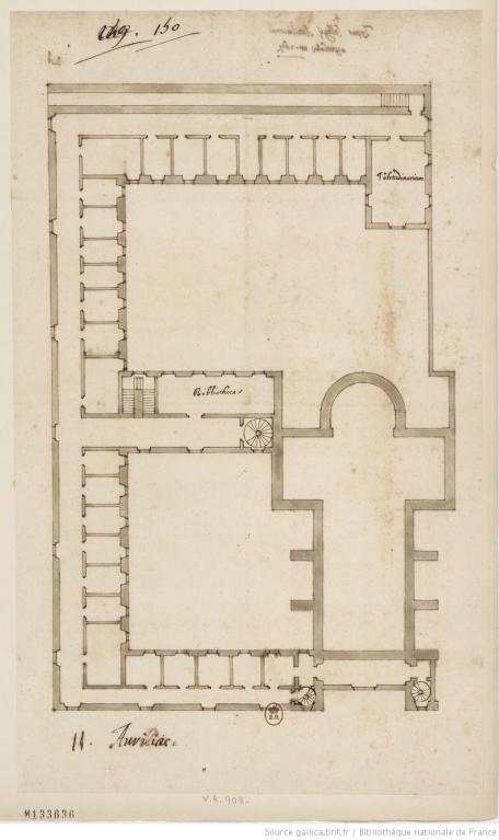 Eglise du collège des jésuites d'Aurillac, puis musée de peinture, actuellement salle polyvalente du collège Jeanne de la Treilhe