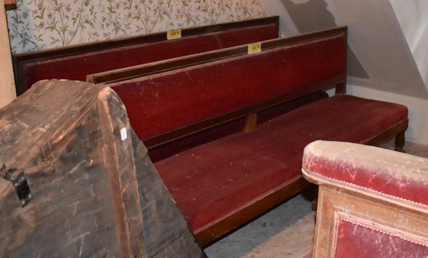 Banquette à dossier n° 1