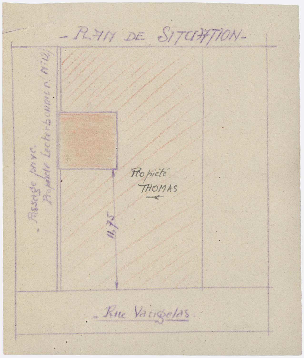 Maison, puis immeuble (24 rue Vaugelas)