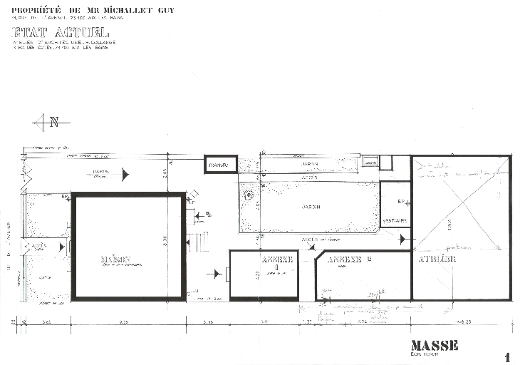 Maison, atelier et blanchisserie, actuellement ensemble de 3 maisons