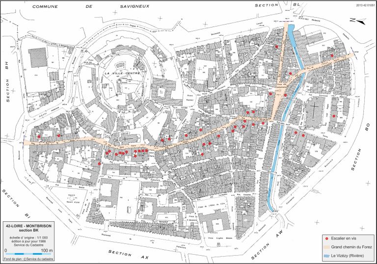 Les immeubles de la commune de Montbrison