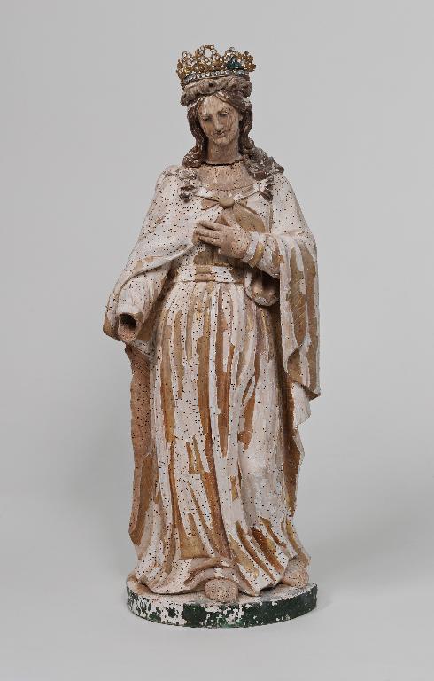 Statue : sainte martyre (sainte Philomène ?)
