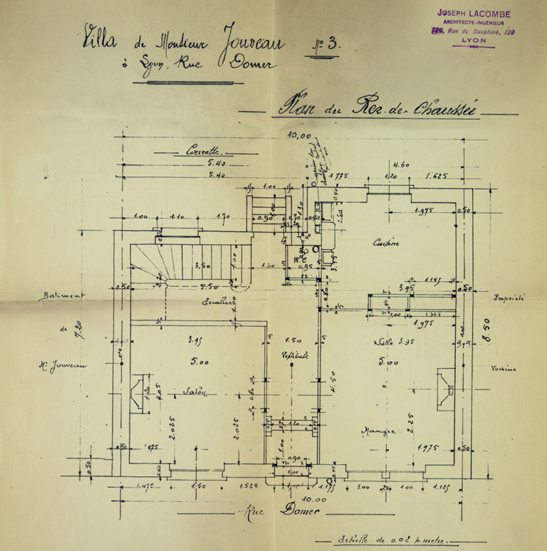 Ensemble de trois maisons dit Villa Jouveau