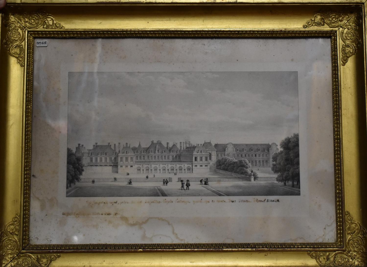 Estampes d'après Israël Silvestre (2) : 1 : Ancien Palais Royal ; 2 : La Forteresse dans les jardins du roi