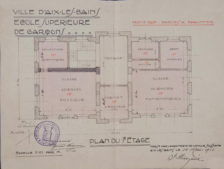 Ecole secondaire, dite Ecole supérieure de garçons Bernascon, puis lycée, dit Lycée Bernascon, actuellement siège d'association, dit Maison des Associations