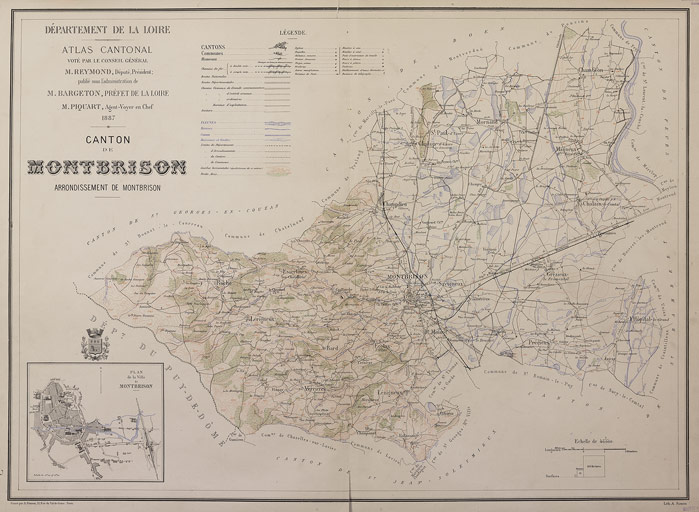 Présentation du canton de Montbrison