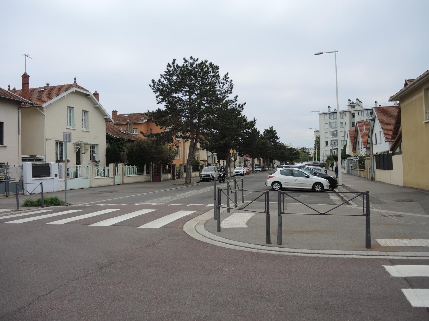 Cité ouvrière type maisons doubles rue Sarrazin Lyon 8e arrondissement