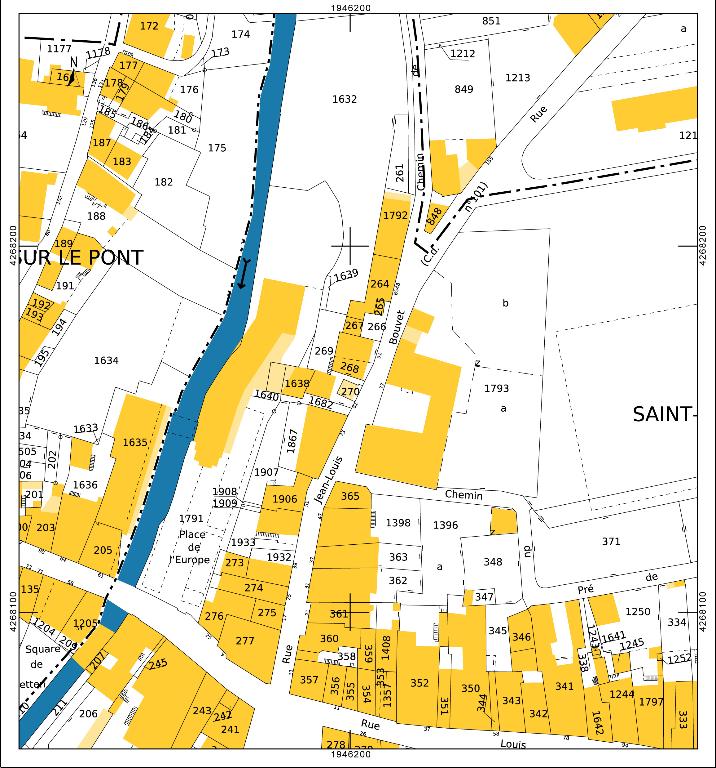 Tannerie Favier puis moulin à farine Armand puis Passin puis serrurerie ou forge Vial actuellement logement