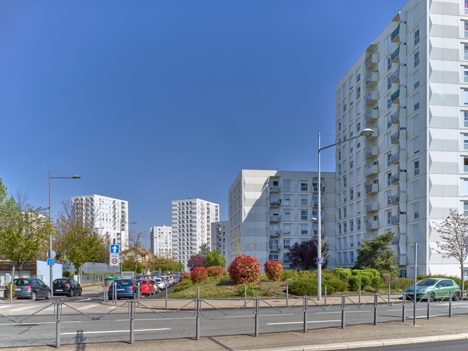 Grand ensemble du quartier Saint-Jacques nord de Clermont-Ferrand