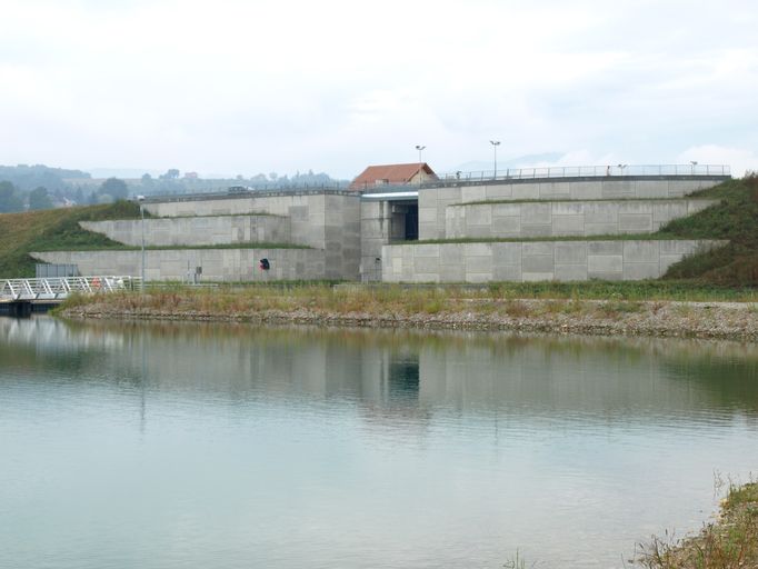 Centrale hydroélectrique de la Chute de Belley, passerelle