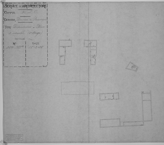 Communs et ferme du château de Beaurevert