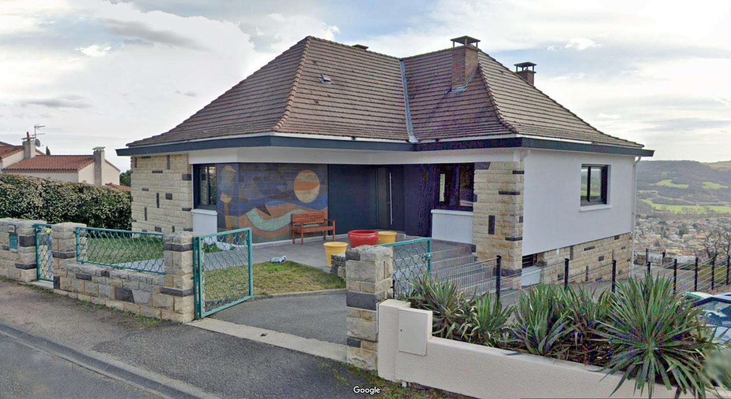 Blanzat, la maison M., 1971, Aimé VERNAY architecte