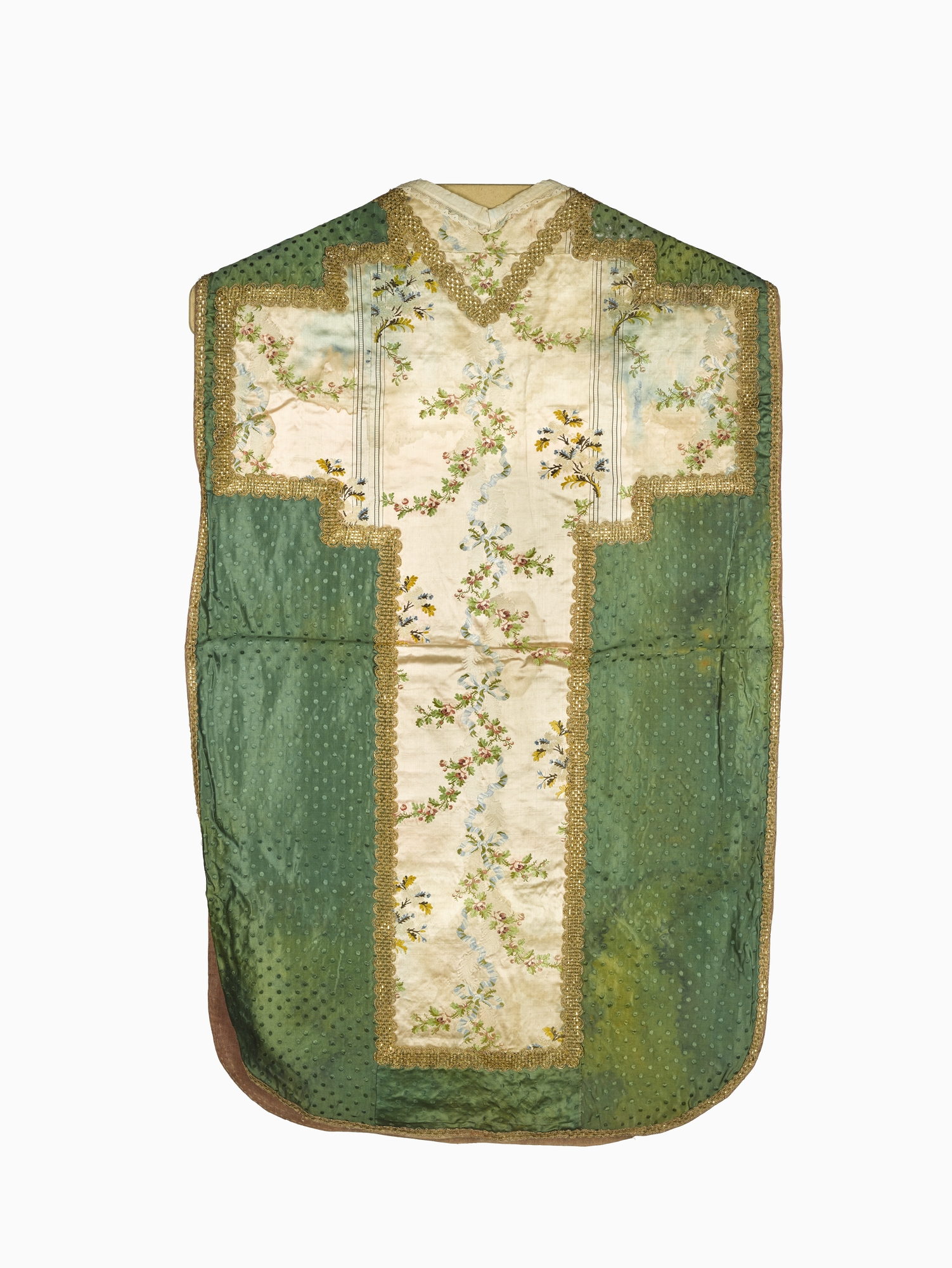 chasuble, étole, manipule : ornement vert n°5