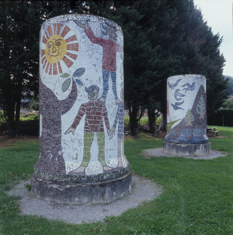 Ensemble des sculptures contemporaines de Sail-sous-Couzan