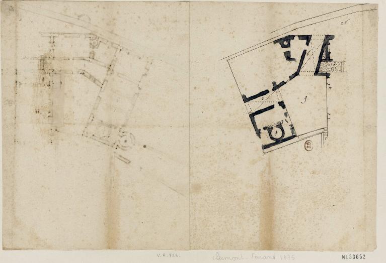 Détail d'un autre plan d'ensemble, 1675 (verso) (B.n.F., Est. FOL-HD-4 (9))
