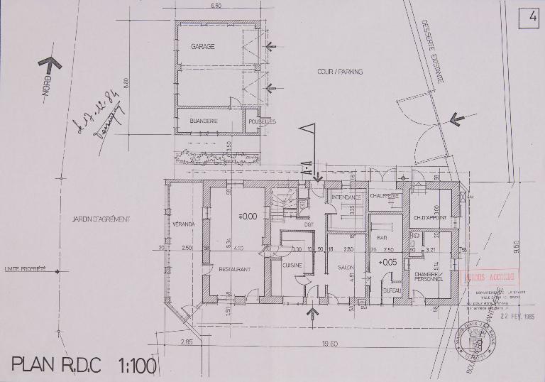 Remise agricole et logement, dépendance du domaine de Chantemerle, puis maison, puis hôtel de voyageurs, dit Auberge de Chantemerle, actuellement résidence meublée Le Chantemerle