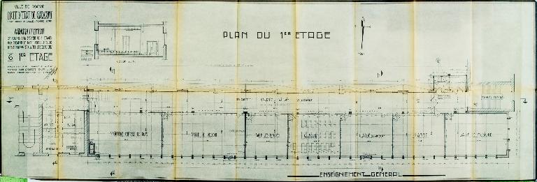 Manoir de Chènevoux, puis collège de jésuites, puis école centrale, puis lycée de garçons, actuellement lycée d'enseignement secondaire Jean-Puy