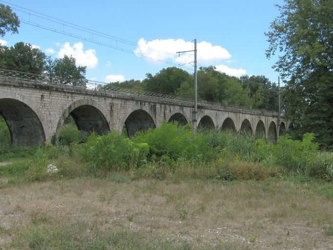 Pont ferroviaire sur le Petit Rhône