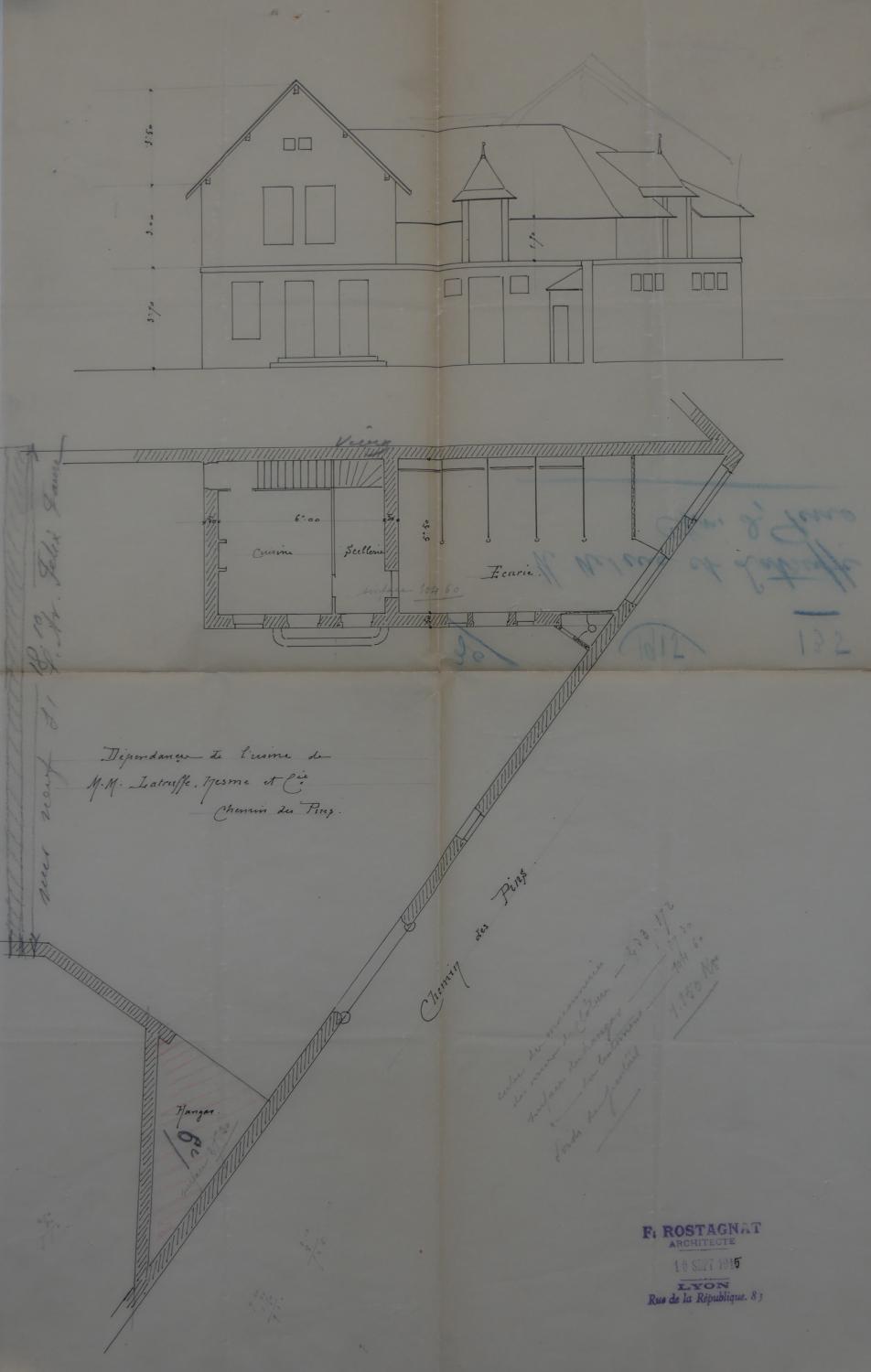 Usine de teinture et apprêts Latruffe, Nesme & Cie actuellement logements