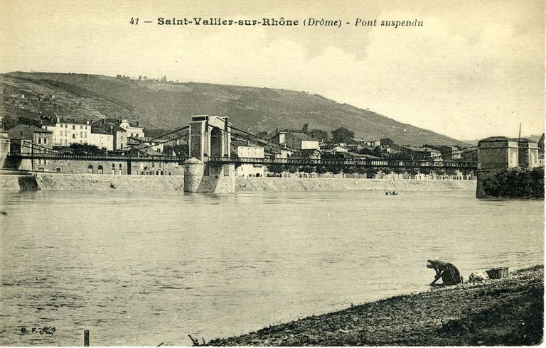 Pont routier de Saint-Vallier (détruit)