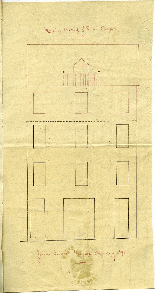 Maison, puis immeuble