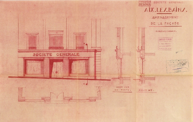 Immeuble, banque Société Générale