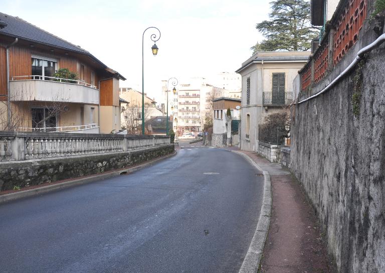 Rue de Mouxy et rue Haldimann, ancien chemin d'intérêt communal n° 49, actuellement rue Georges Ier