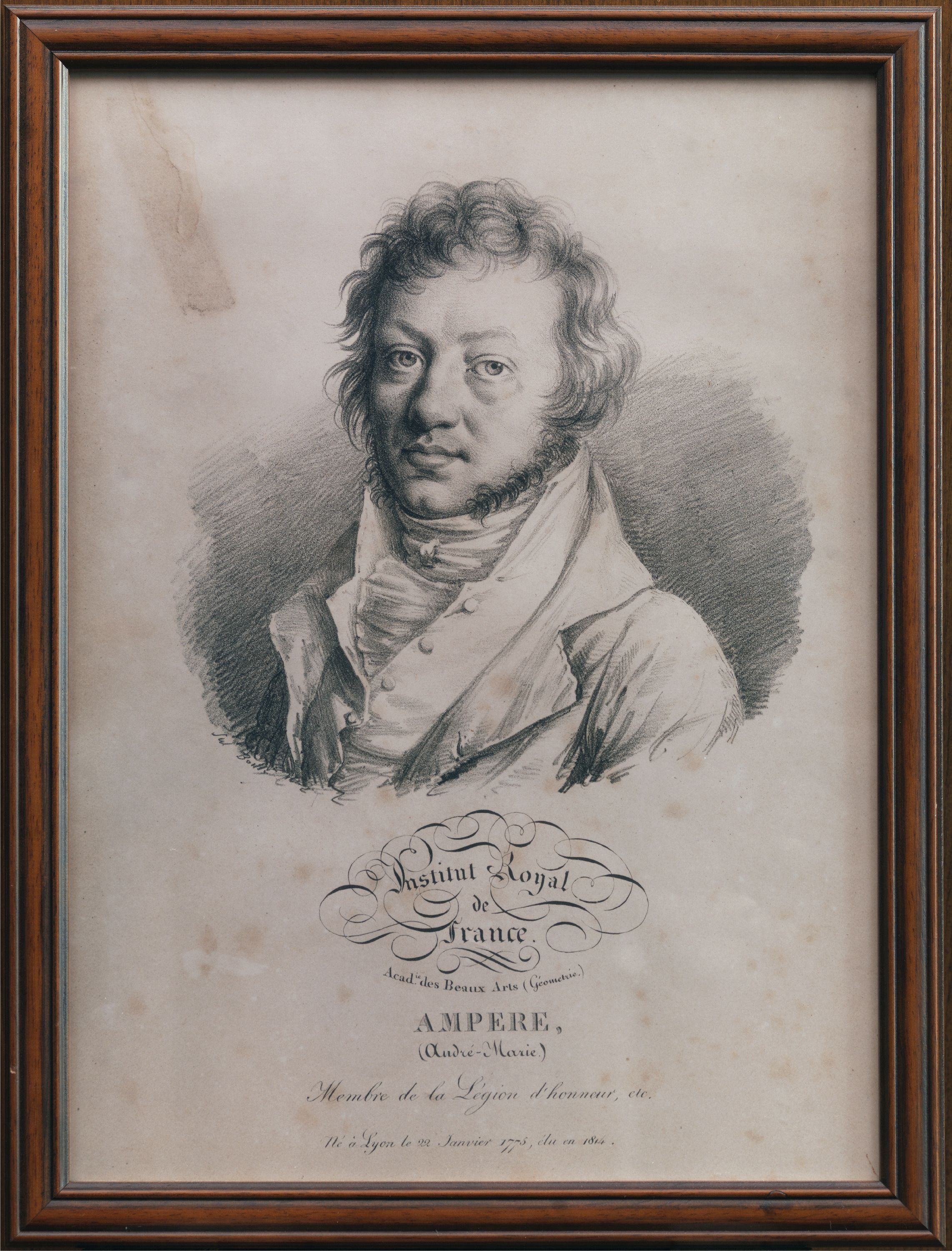 André Marie Ampère (1775-1836) - Timbre de 1936
