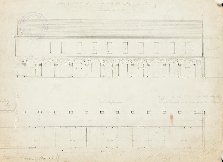 Manoir de Chènevoux, puis collège de jésuites, puis école centrale, puis lycée de garçons, actuellement lycée d'enseignement secondaire Jean-Puy