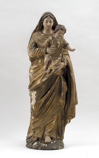 Statue : Vierge à l'Enfant Jésus
