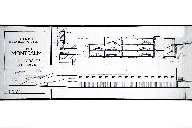 Ensemble de 3 immeubles, le Montcalm