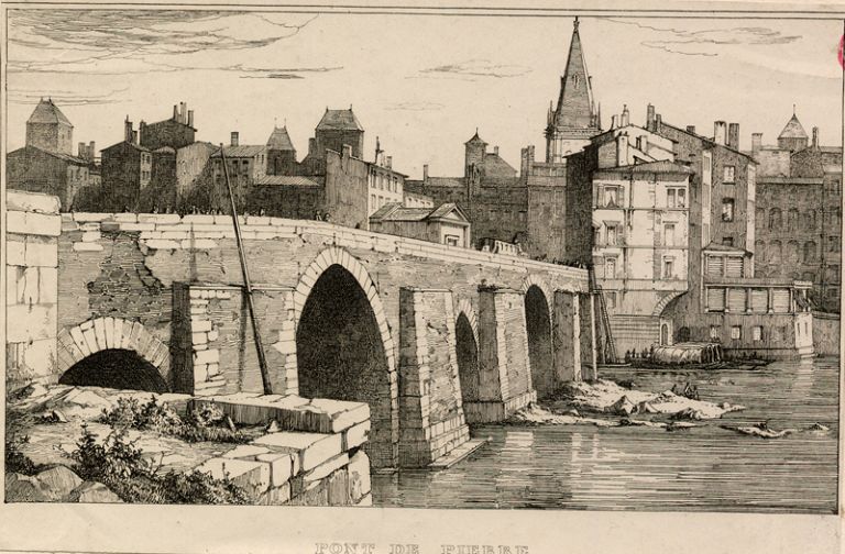 Pont de Saône, de Pierre ou du Change, puis de Nemours