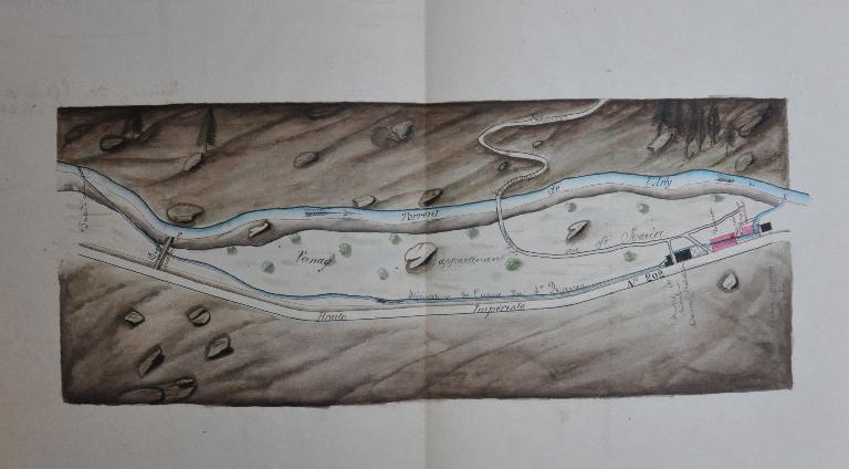 Moulin à farine, scierie, pressoir à huile, martinet et auberge dits Moulin Ravier (détruits)