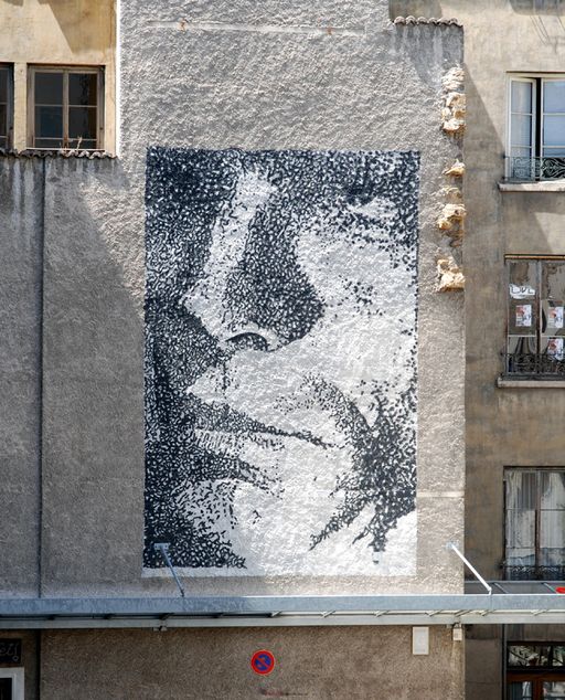 Peinture monumentale : Portrait d'homme