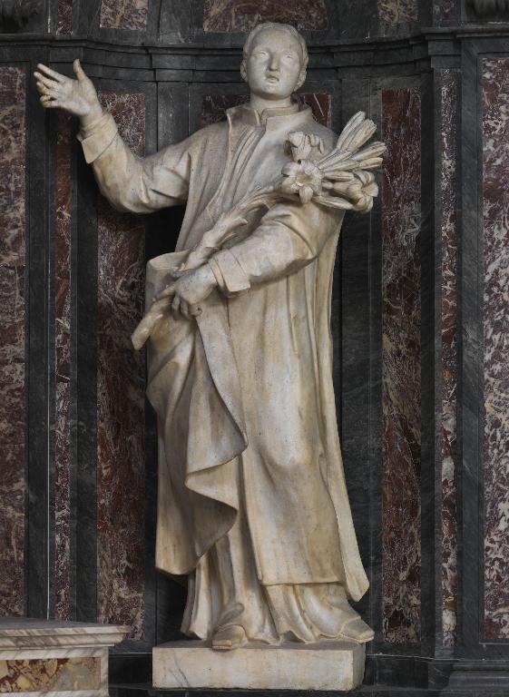 Statue (ronde-bosse) : Saint Louis de Gonzague