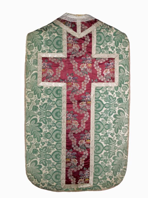 chasuble, étole, voile de calice : ornement vert n°2