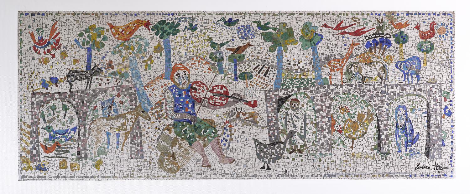 Revêtement mural (mosaïque) : Plaisirs de la campagne 2