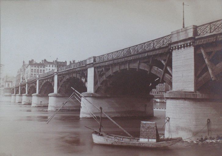 Pont du Concert, puis pont Charles X, puis pont Lafayette (détruit)