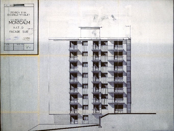 Ensemble de 3 immeubles, le Montcalm