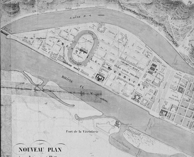 Secteur urbain dit Presqu'île Perrache, puis Derrière les voûtes