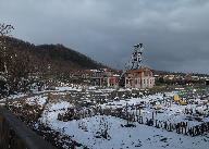 Mine de charbon site Couriot, actuellement Puits Couriot Parc-Musée de la Mine de Saint-Etienne