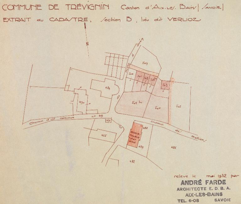 Mairie-école de garçons, puis maison d’enfants Clairfleurie, puis internat "les Papillons blancs" de l'APEI d'Aix-les-Bains