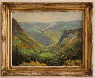 Ensemble de deux tableaux : paysages de la Loire
