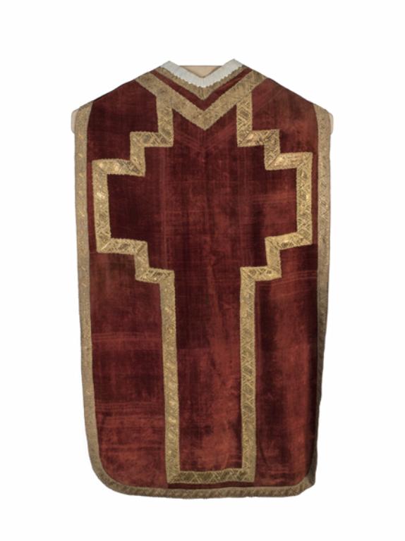 chasuble, manipule : ornement rouge